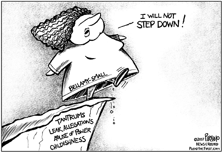 Cartoon: Stepping Down